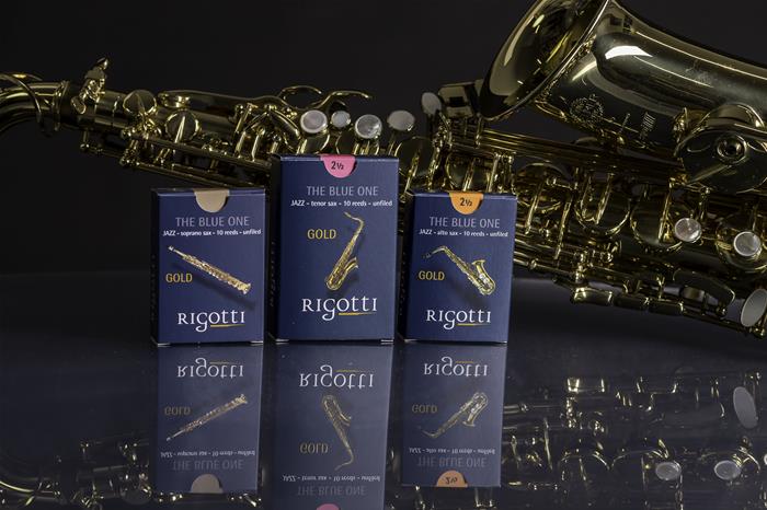 Rigotti Gold Reeds / Blue one jazz box of 10 REEDS : SAXOPHONES