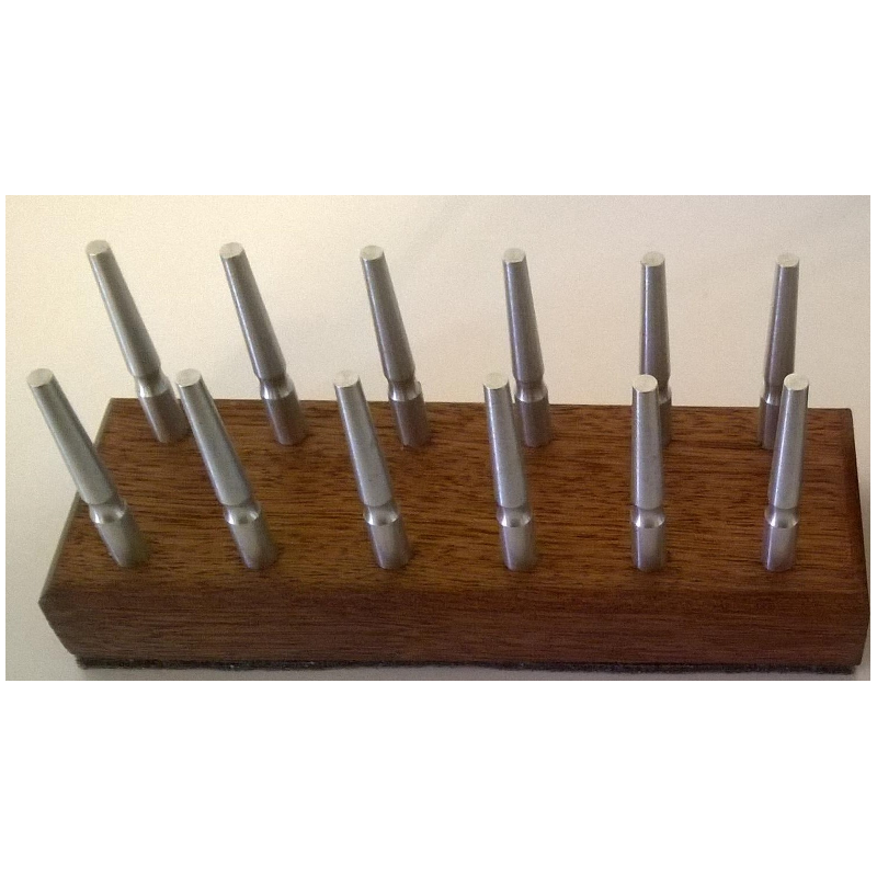 Plate of 12 fixed mandrels, for Bassoons ACCESSORIES : BASSOON - CONTRABASSOON