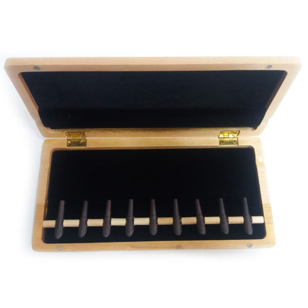 Boîte en bois pour 9 anches de basson – La boîte BOITES DE RANGEMENT : BASSONS ET CONTRE-BASSONS