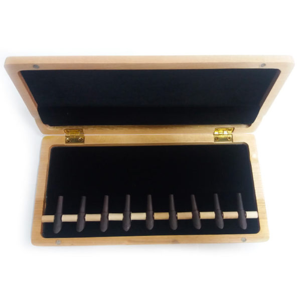 Wooden Case for 9 bassoon reeds – Unit CASES FOR REEDS : BASSOON - CONTRABASSOON