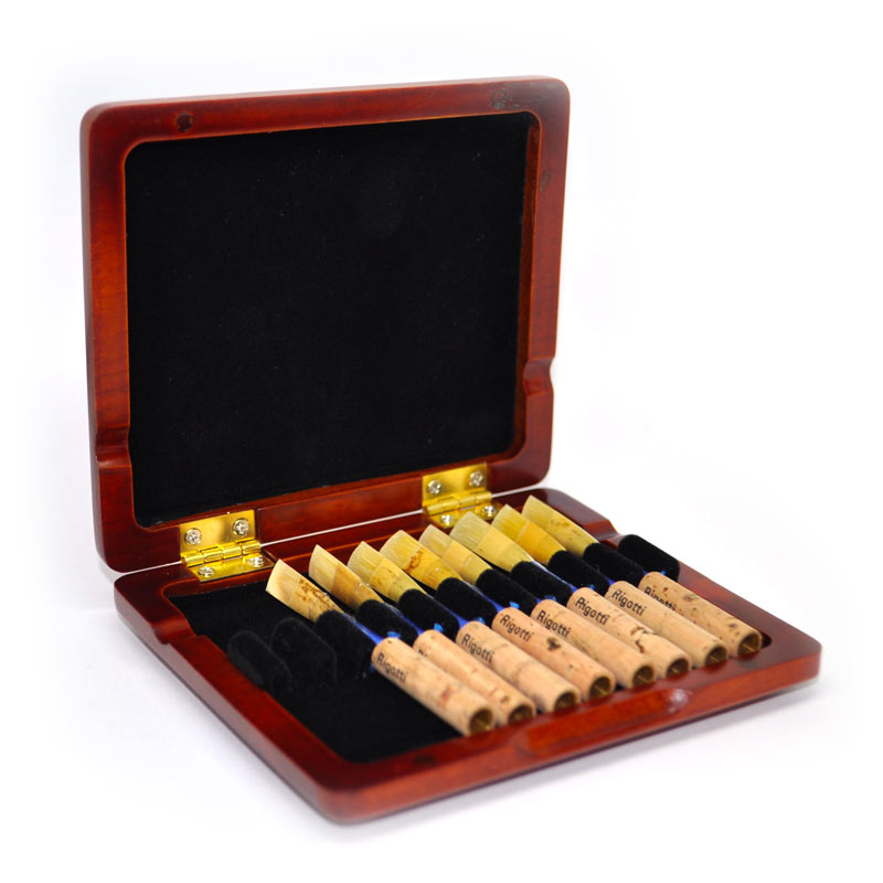 Boîte en bois pour 10 anches de hautbois BOITES DE RANGEMENT : HAUTBOIS