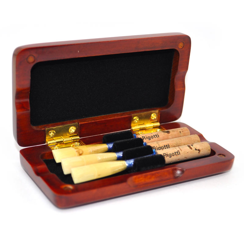 Boîte en bois pour 3 anches de hautbois - La boîte BOITES DE RANGEMENT : HAUTBOIS