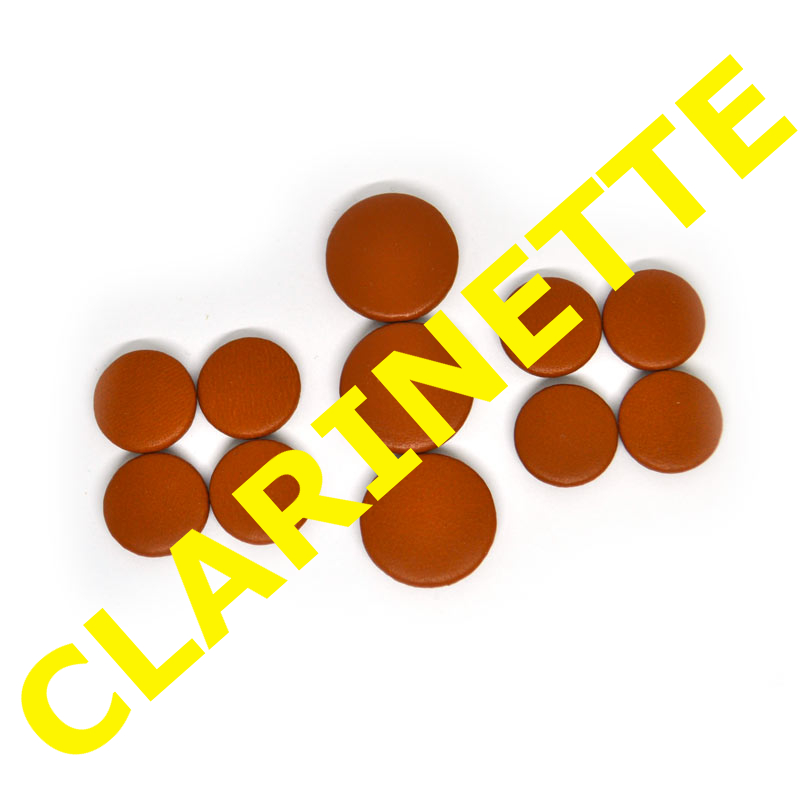 Tampons peau brune unité - Clarinette TAMPONS : CÔTÉ RÉPARATION