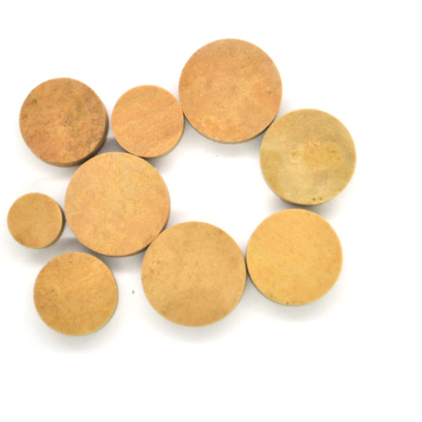 Cork Pads Thickness 4 mm – Diameter 13,5 – 17 mm FELT AND CORK : REPAIR SECTION