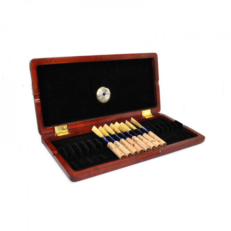 Hygrometric wooden case for 20 oboe reeds – Unit NOVELTIES : NOVELTIES