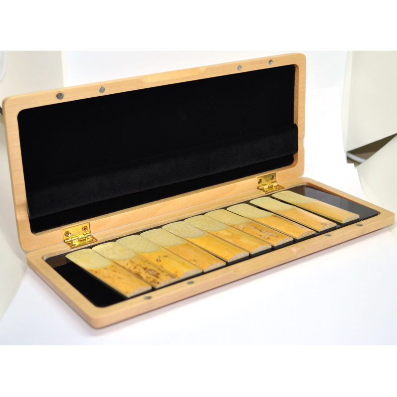 Wooden case for 10 simple reeds for Alto Sax – Uni CASES FOR REEDS : SAXOPHONES