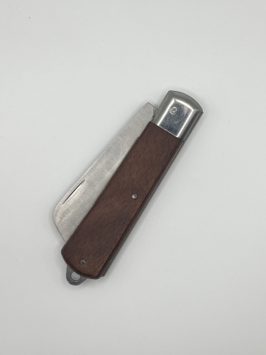 Folding scraping knife, cherry wood  KNIVES - BLADES : OBOE