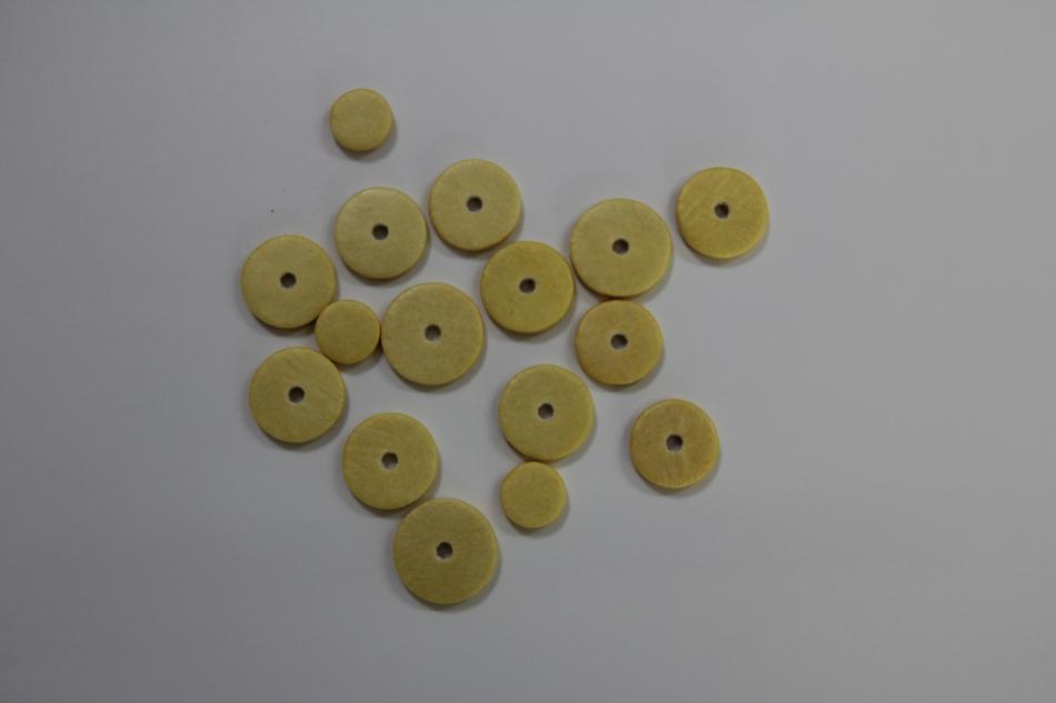 Yellow Pad set for Flute double bladder PADS : REPAIR SECTION
