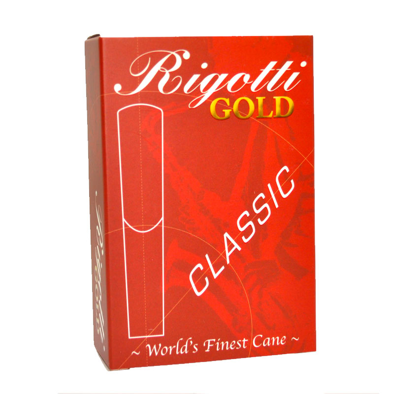 Rigotti Gold CLASSIC Saxophone Reeds – Box of 10 REEDS : SAXOPHONES
