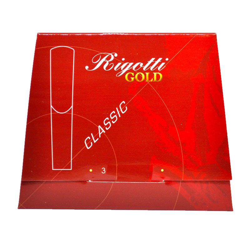 Anches Rigotti Gold CLASSIQUE Saxophone - La boite de 3 ANCHES  : SAXOPHONES