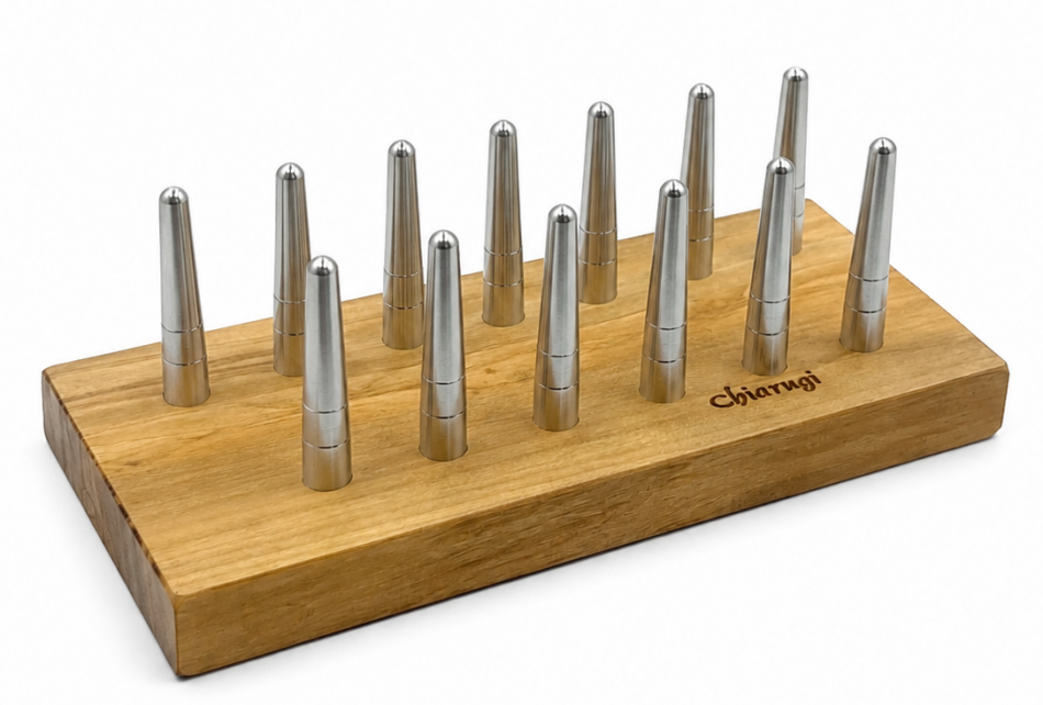Plaque de 12 mandrins fixes, pour Bassons ACCESSOIRES : BASSONS ET CONTRE-BASSONS