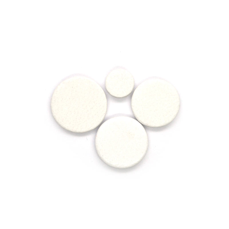 Set of Bassoon pads, White leather skin PADS : REPAIR SECTION